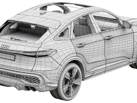Audi SQ5 Sportback 2025 Modelo 3D