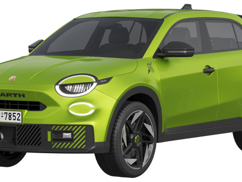 Fiat 600e Abarth 3D Model