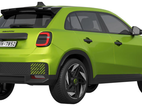 Fiat 600e Abarth 3D Model