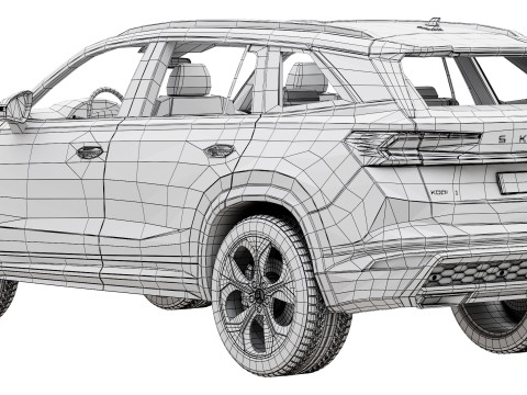 Skoda Kodiaq RS 2025 3D Model