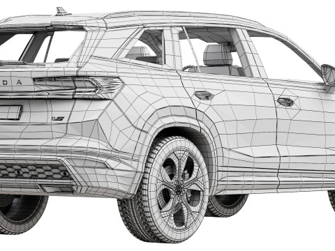 Skoda Kodiaq RS 2025 3D Model