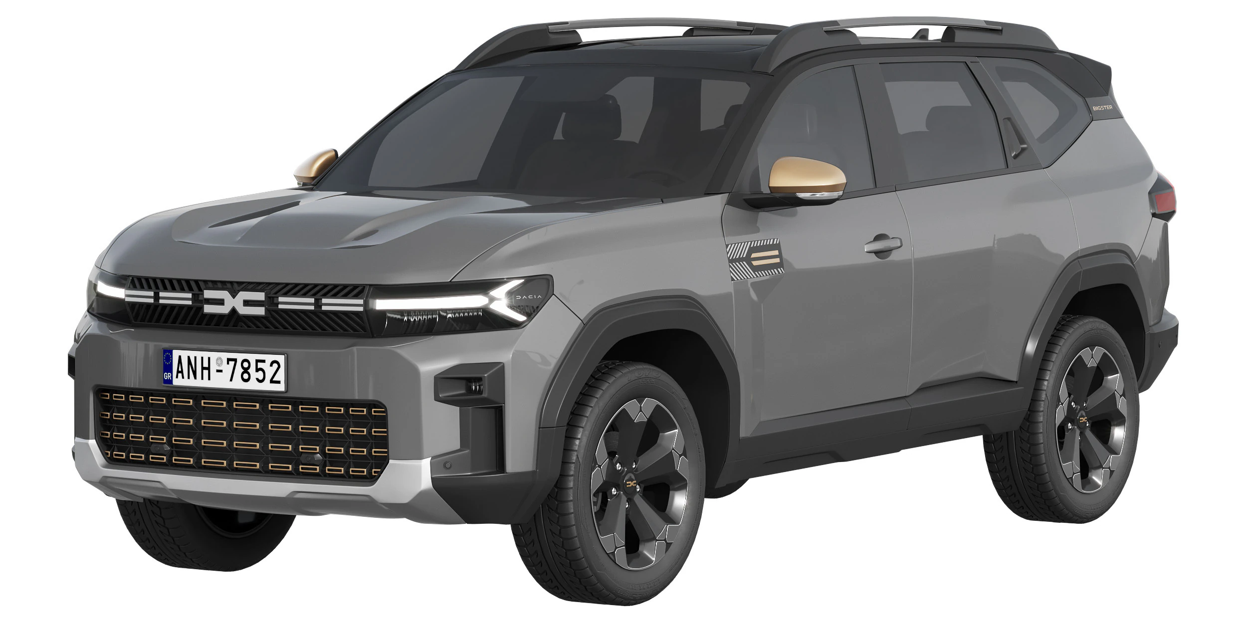 Dacia Bigster 3D Model .c4d .max .obj .3ds .fbx .stl .blend