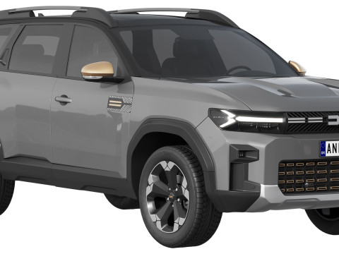 Dacia Bigster 3Dモデル