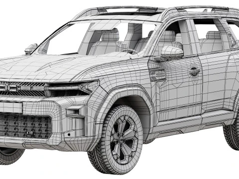 Dacia Bigster 3D Model