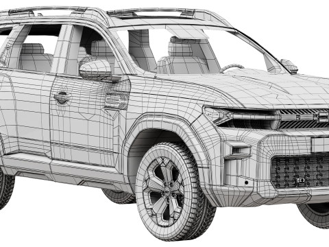 Dacia Bigster 3Dモデル