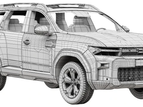 Dacia Bigster 3D Model