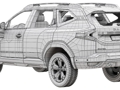 Dacia Bigster 3D Model