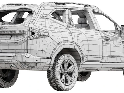 Dacia Bigster 3D Model