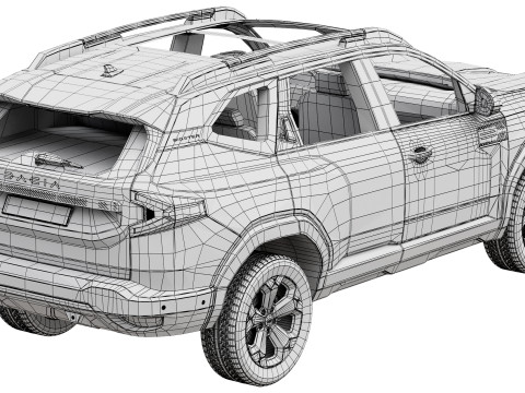 Dacia Bigster 3Dモデル