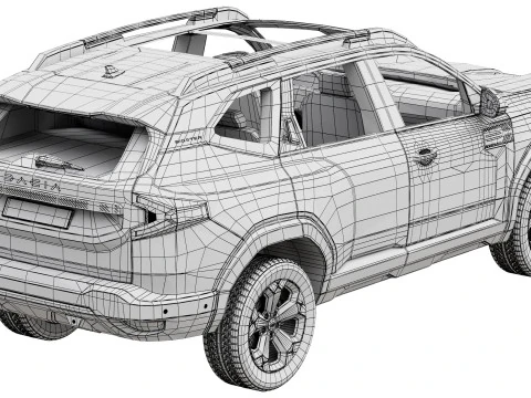 Dacia Bigster 3D Model