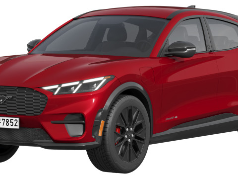Ford-Mustang Mach-E 2025 3D Модель