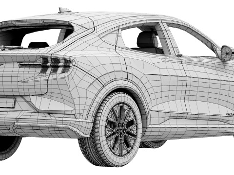 Ford-Mustang Mach-E 2025 Modello 3D