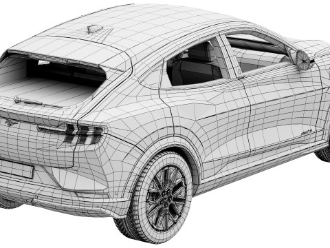 Ford-Mustang Mach-E 2025 Modello 3D