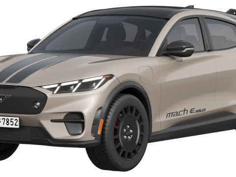 Ford-Mustang Mach-E Rally 2025 3D Модель