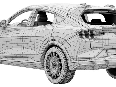 Ford-Mustang Mach-E Rally 2025 Model 3D