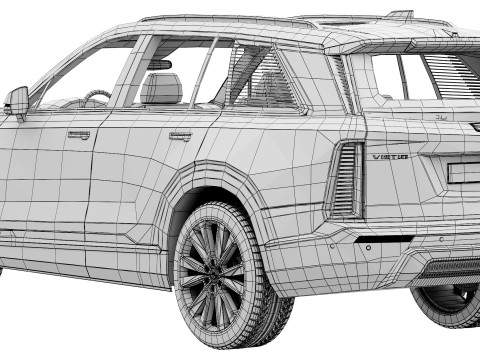 Cadillac Vistiq 3D 모델