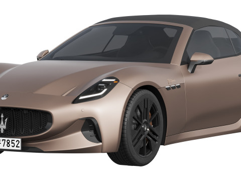 Maserati GranCabrio Folgore 2025 3Dモデル