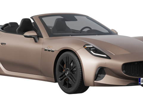 Maserati GranCabrio Folgore 2025 3Dモデル