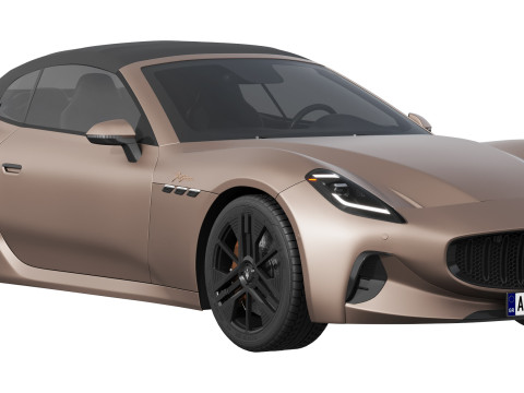 Maserati GranCabrio Folgore 2025 3Dモデル