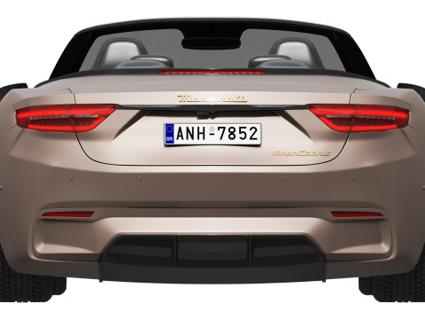 Maserati GranCabrio Folgore 2025 3Dモデル