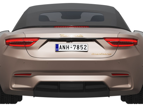 Maserati GranCabrio Folgore 2025 3Dモデル