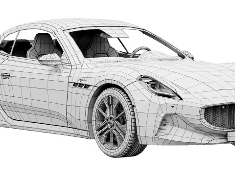 Maserati GranCabrio Folgore 2025 3Dモデル