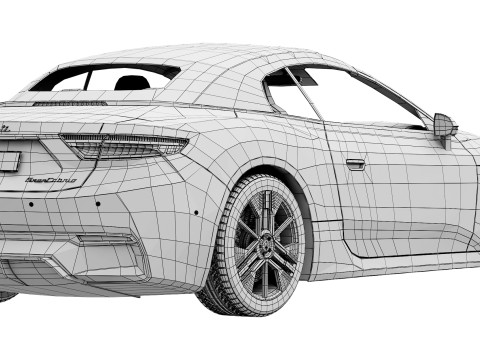 Maserati GranCabrio Folgore 2025 3Dモデル