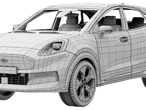 Ford-Puma Gen-E 2025 3D Модель