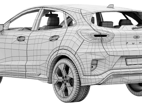 Ford-Puma Gen-E 2025 3D Модель