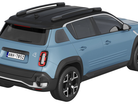 Renault 4 E-Tech Model 3D