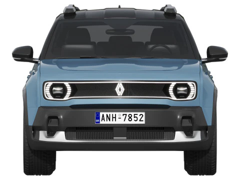 Renault 4 E-Tech 3D Model