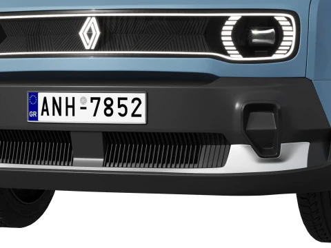 Renault 4 E-Tech 3D Model