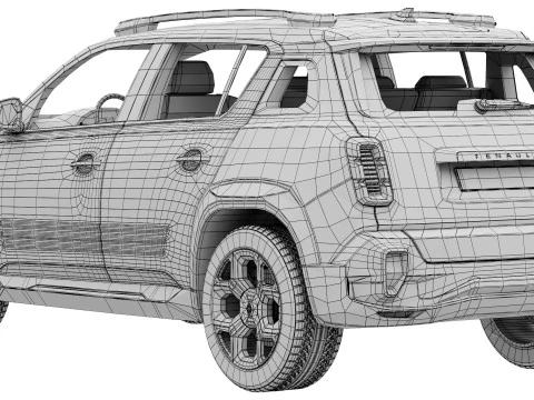 Renault 4 E-Tech 3D Model