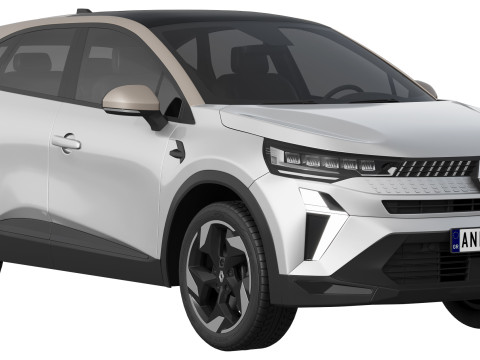 Renault Captur 2025 3D 모델