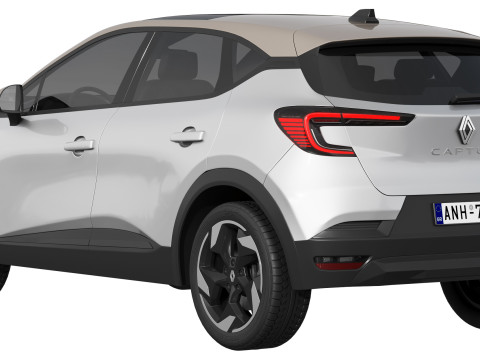 Renault Captur 2025 3D 모델