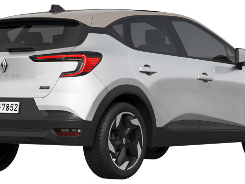 Renault Captur 2025 3D 모델