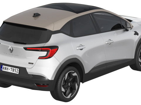 Renault Captur 2025 3D 모델