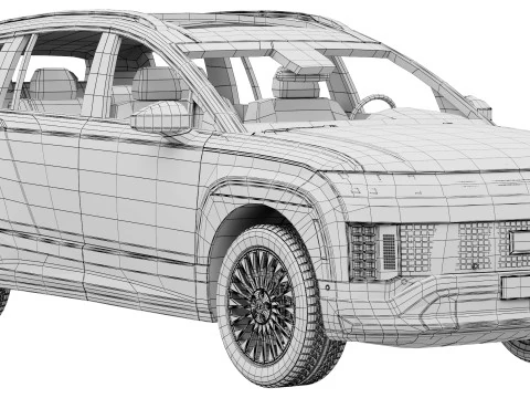 ヒュンダイ IONIQ 9 3Dモデル