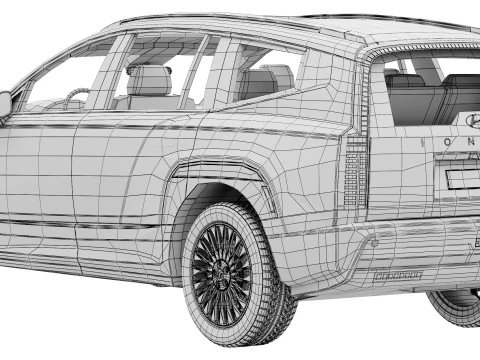 ヒュンダイ IONIQ 9 3Dモデル