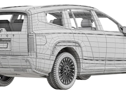 ヒュンダイ IONIQ 9 3Dモデル