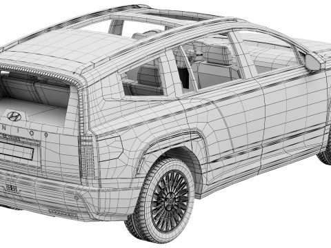 ヒュンダイ IONIQ 9 3Dモデル