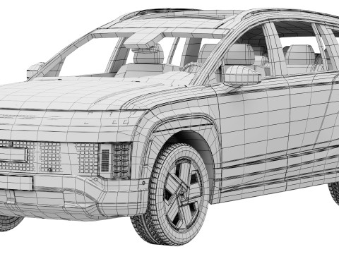Hyundai IONIQ 9 Limited 3D-Modell