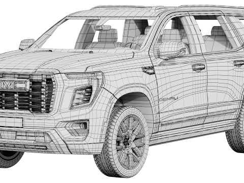 GMC Yukon Denali 2025 3Dモデル