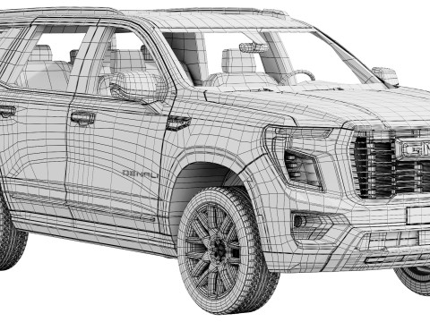 GMC Yukon Denali 2025 3Dモデル