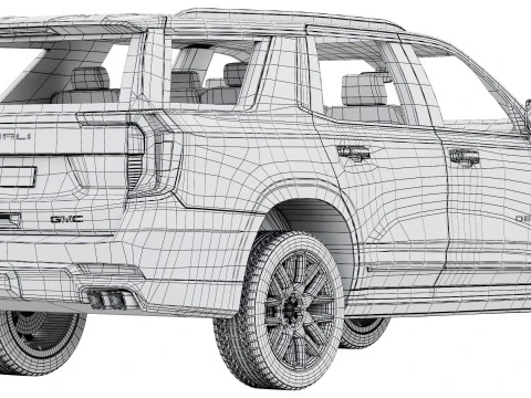 GMC ユーコン デナリ 2025 3Dモデル