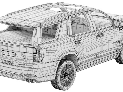 GMC Yukon Denali 2025 3Dモデル
