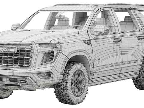 GMC Yukon AT4 2025 3D-Modell
