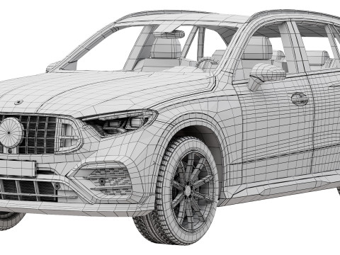 Brabus 730 AMG GLC63 2025 3D-Modell
