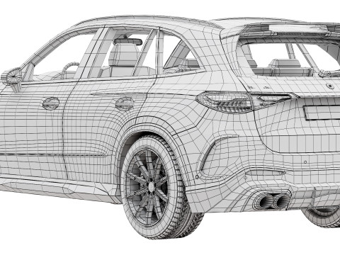 Brabus 730 AMG GLC63 2025 3D-Modell