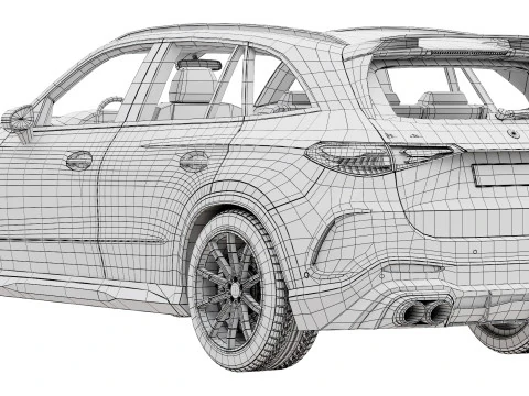 Brabus 730 AMG GLC63 2025 3D Model